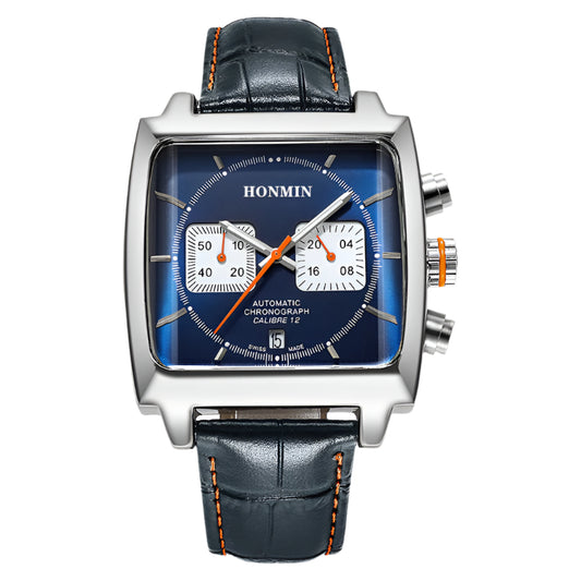 Square stainless steel sport reloj hombre 3620