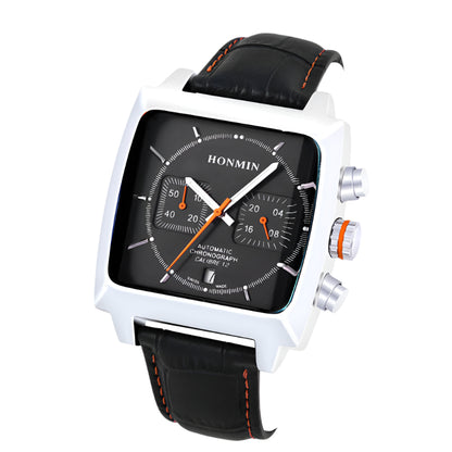Square stainless steel sport reloj hombre 3620