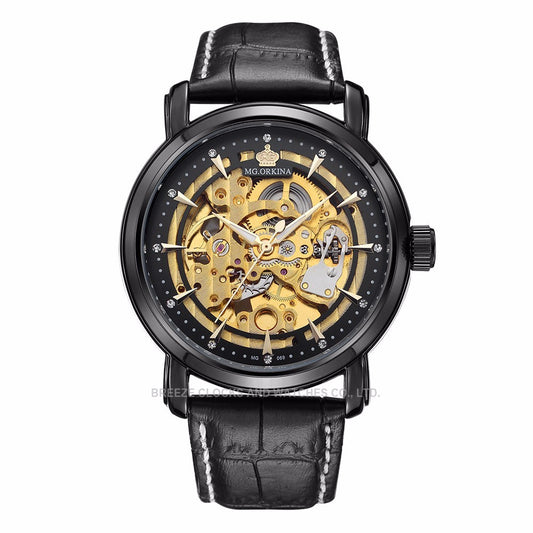 Fashionable skeleton reloj hombre 4702