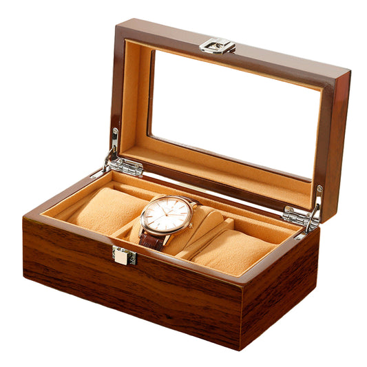 Wooden watch display box