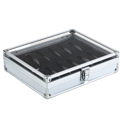 Aluminum watch display case
