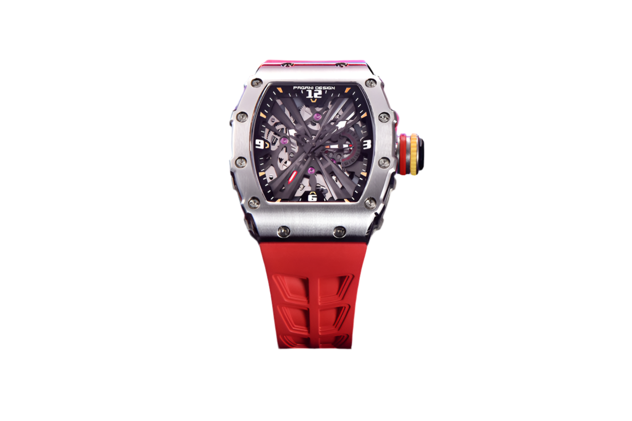 Barrel sport skeleton reloj hombre 8402