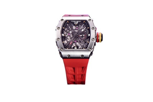 Barrel sport skeleton reloj hombre 8402