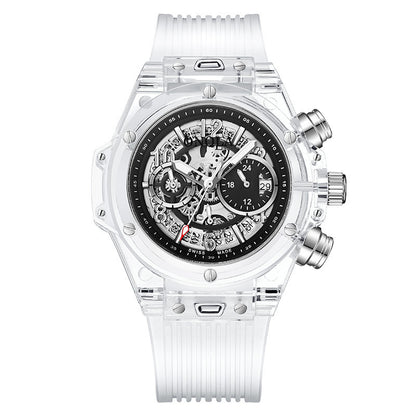 Transparent sport reloj hombre 7829