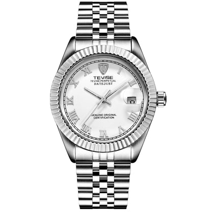 Stainless steel date just reloj hombre 3872