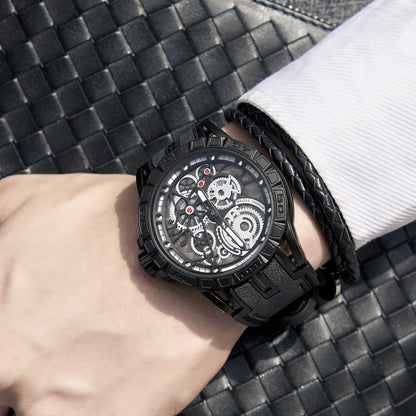 Stainless steel sport reloj hombre 2846