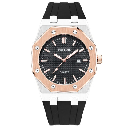 Stainless steel casual reloj hombre 2837