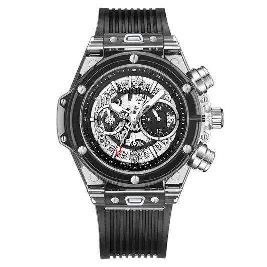 Transparent sport reloj hombre 7829
