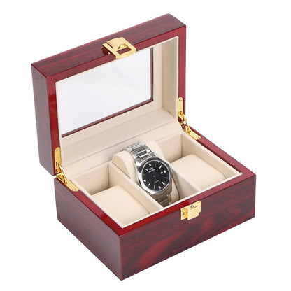 Wooden display watch box