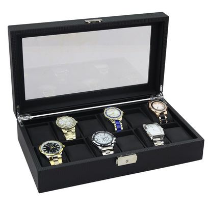 Carbon fibre brazed watch display