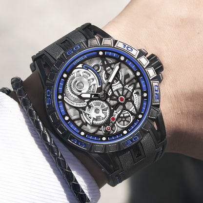 Stainless steel sport reloj hombre 2846