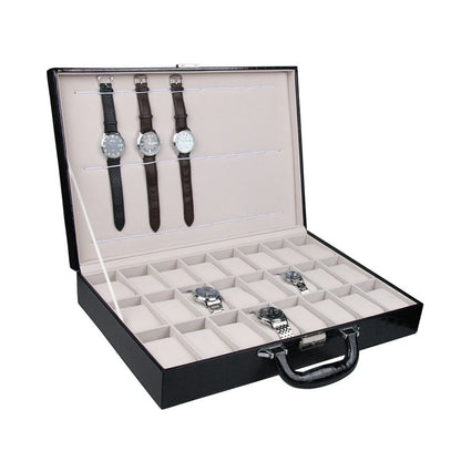 Croc watch display briefcase