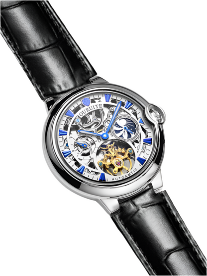 Hollow fashion skeleton reloj hombre 4089