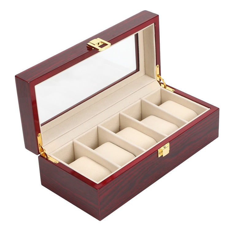 Wooden display watch box