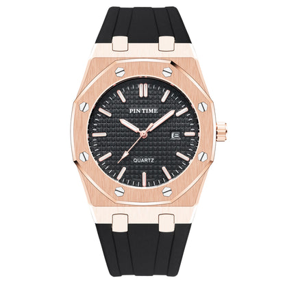Stainless steel casual reloj hombre 2837