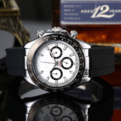 Stainless steel daytona reloj hombre 7409