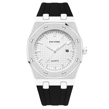Stainless steel casual reloj hombre 2837