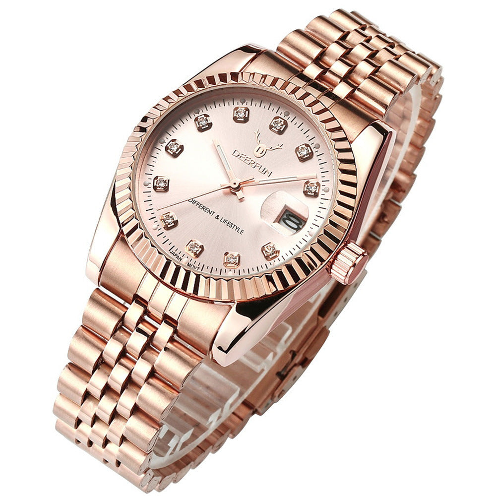 Stainless steel datejust reloj hombre 6397