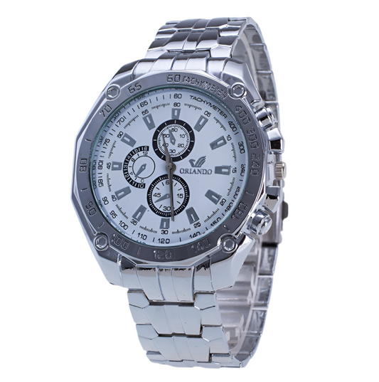 Stainless steel sports reloj hombre 3947