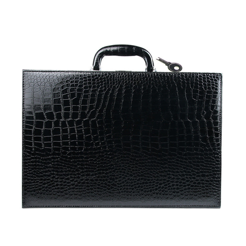 Croc watch display briefcase