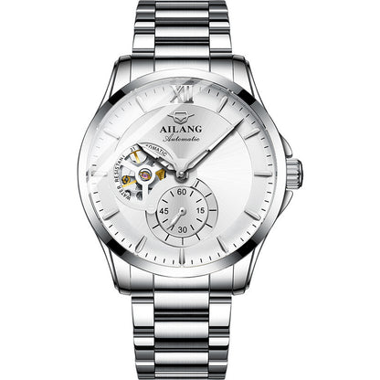 Stainless steel fashion skeleton reloj hombre 2850