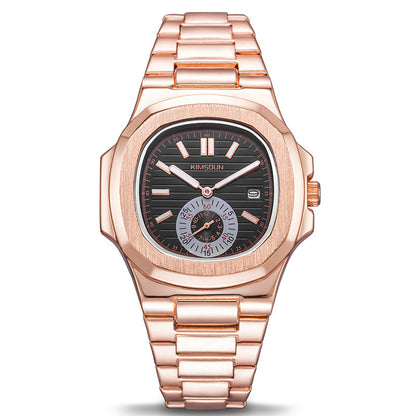 Stainless steel nautilus reloj hombre 3750
