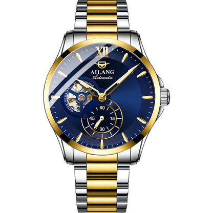 Stainless steel fashion skeleton reloj hombre 2850