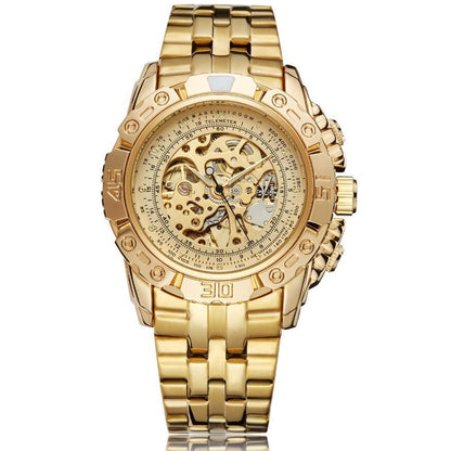 Fashion skeleton reloj hombre 3692