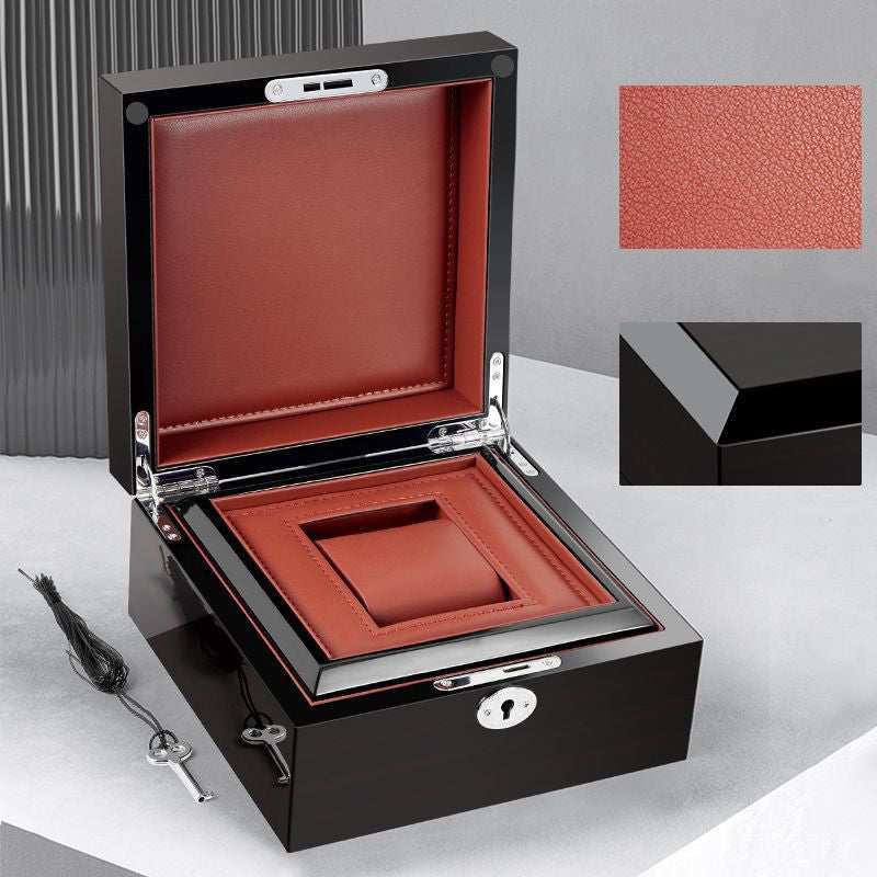 High end wooden watch storage box
