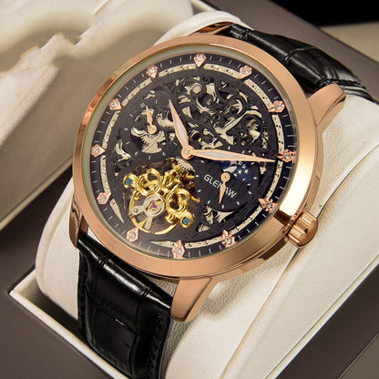 Fashion skeleton reloj hombre 8209