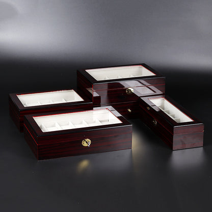 Wooden watch display case