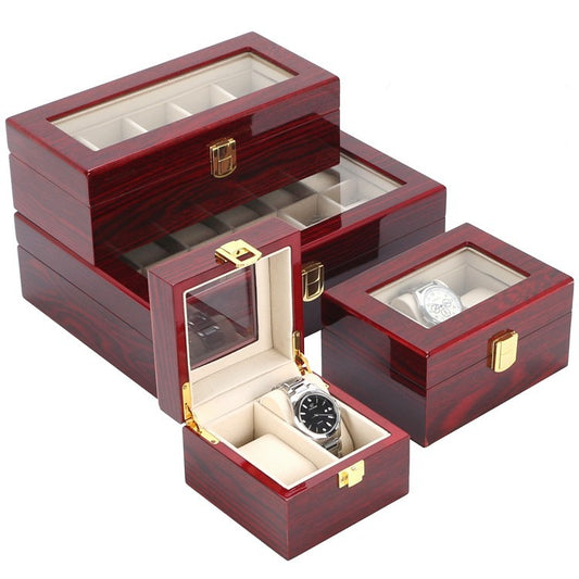 Wooden display watch box