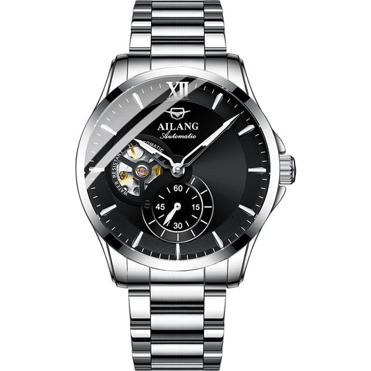 Stainless steel fashion skeleton reloj hombre 2850