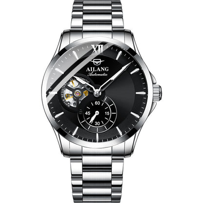 Stainless steel fashion skeleton reloj hombre 2850