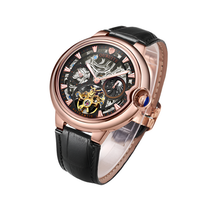 Hollow fashion skeleton reloj hombre 4089