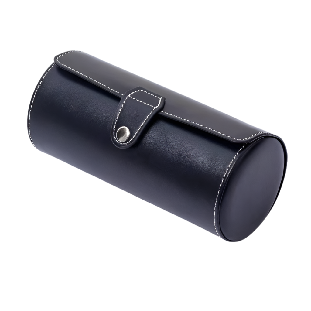 Cylinder watch travel case