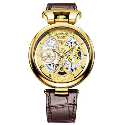 Fashion skeleton reloj hombre 7209