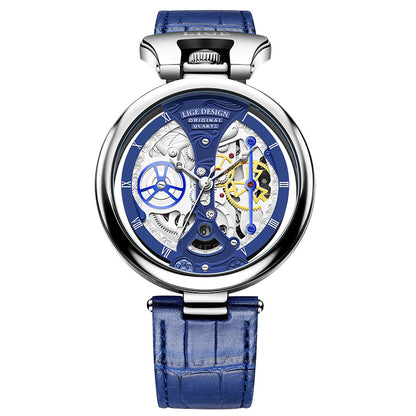 Fashion skeleton reloj hombre 7209