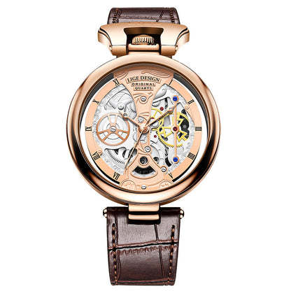 Fashion skeleton reloj hombre 7209