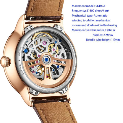 AJUT flying Tourbillon reloj hombre 0398