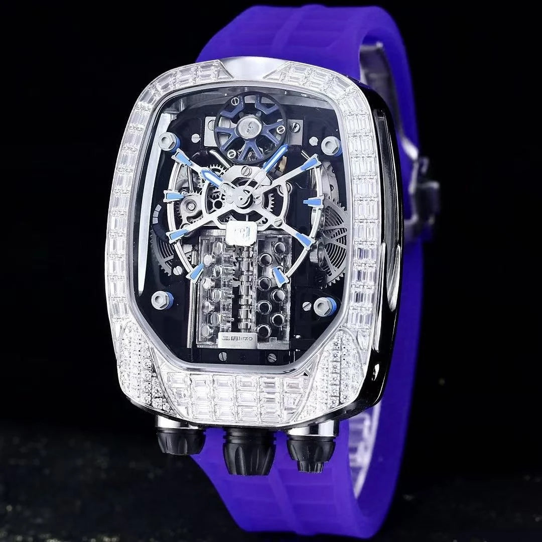 Jacob and Co Diamond Bugatti tourbillon reloj hombre 4730