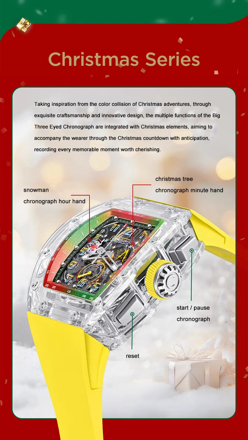 CRONUSART CM08-053 Christmas LIMITED EDITION 1/99 reloj hombre 3821