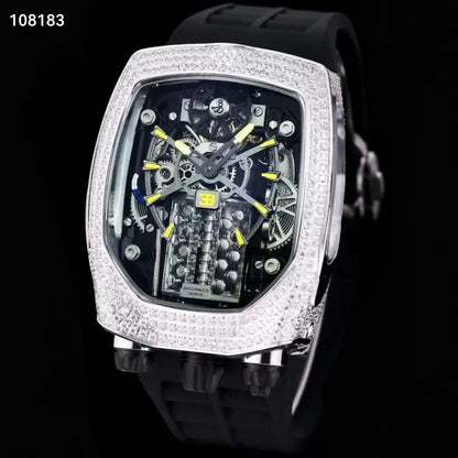 Jacob and Co Diamond Bugatti tourbillon reloj hombre 4729