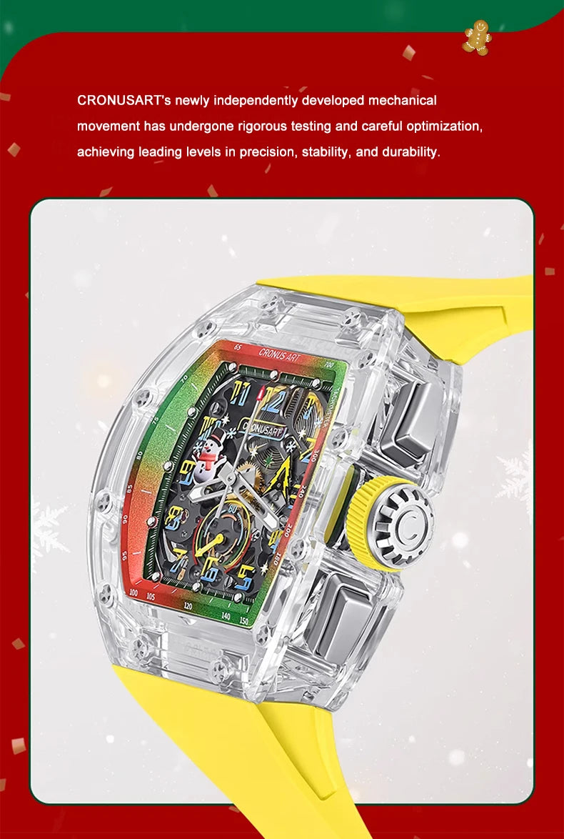 CRONUSART CM08-053 Christmas LIMITED EDITION 1/99 reloj hombre 3821