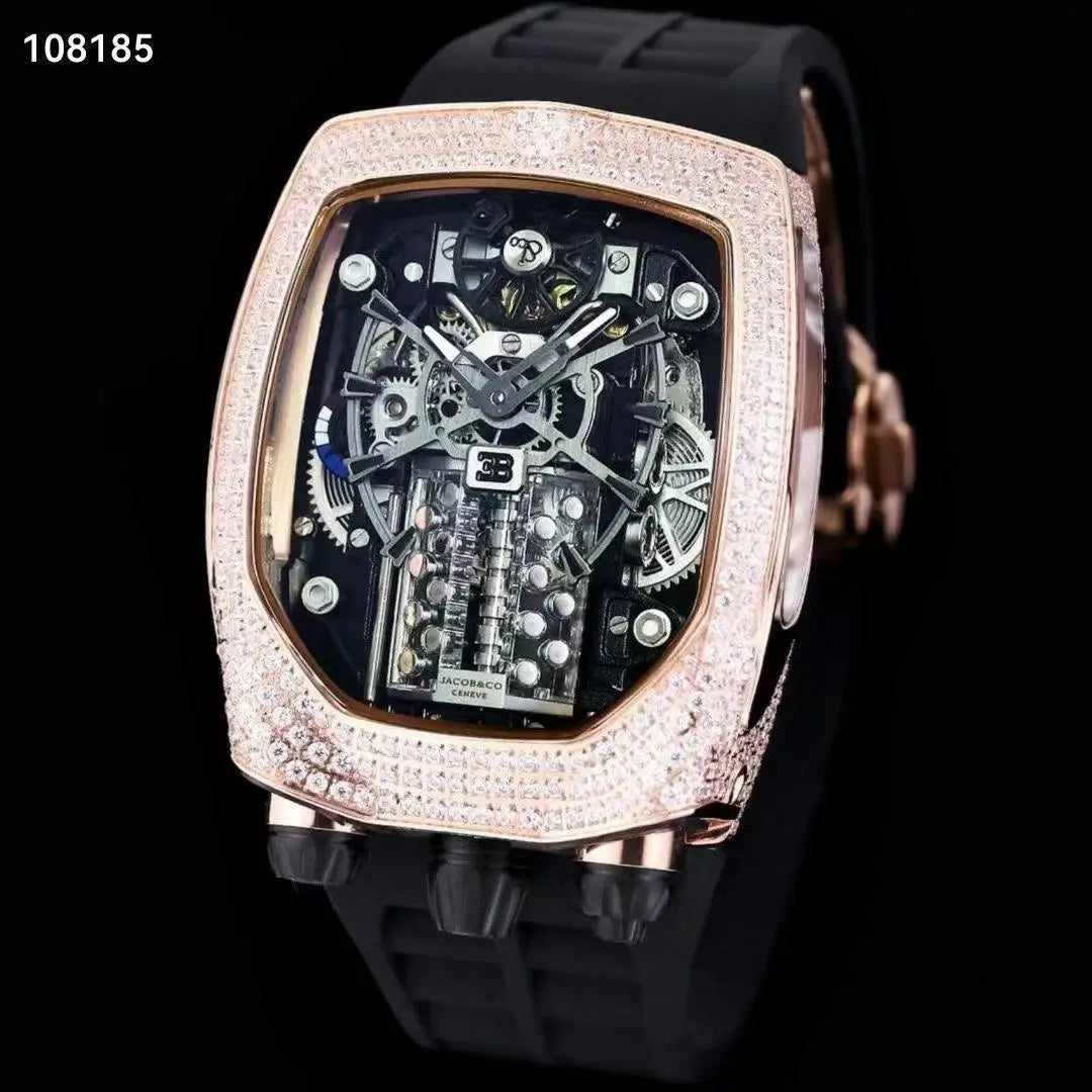 Jacob and Co Diamond Bugatti tourbillon reloj hombre 4729