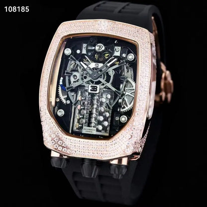 Jacob and Co Diamond Bugatti tourbillon reloj hombre 4729