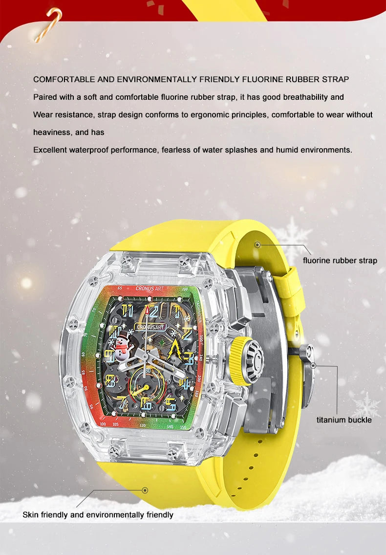 CRONUSART CM08-053 Christmas LIMITED EDITION 1/99 reloj hombre 3821