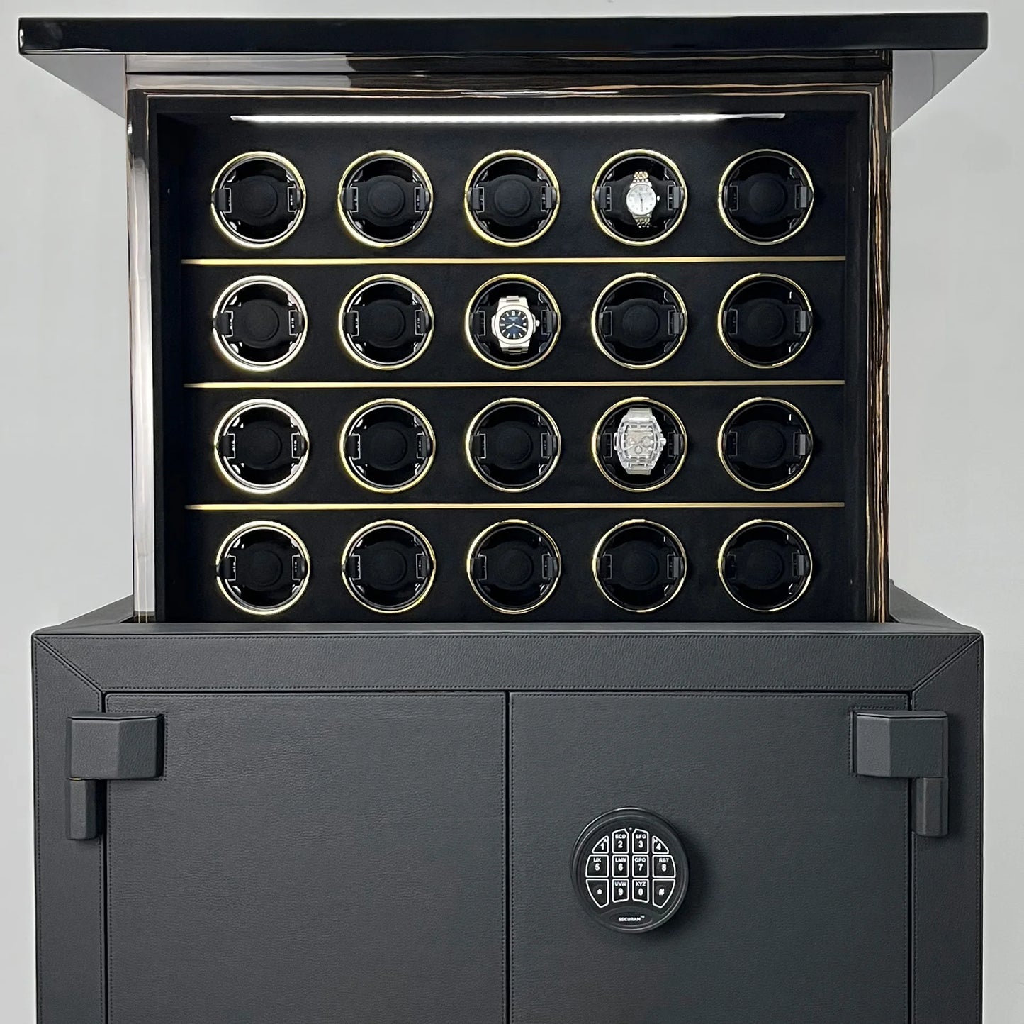 Melancy High-End Automatic Stretchable watch vault