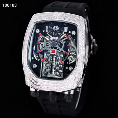 Jacob and Co Diamond Bugatti tourbillon reloj hombre 4729