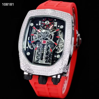 Jacob and Co Diamond Bugatti tourbillon reloj hombre 4729
